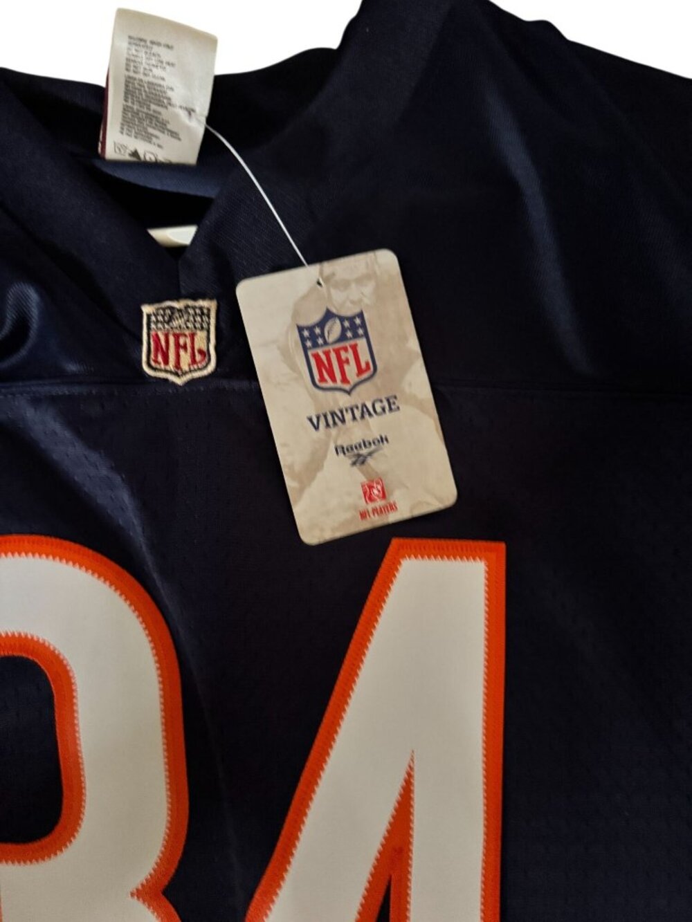 Walter Payton Chicago Bears Throwback Jersey Reebok NFL Vintage Collection XL NW - Picture 3 of 9